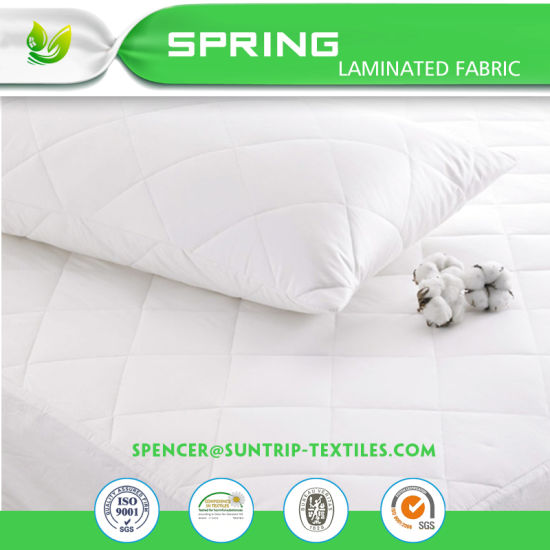 Cotton Terry Twin Warp Knit Waterproof Premium Mattress Cover for Home 10-Year Warranty China Wholesalers