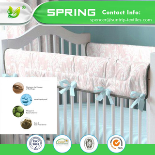 Luxury Cotton Terry Fitted Style Waterproof 100% Crib Mattress Encasement 10 Year Warranty