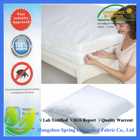 Waterproof Bed Bug Mattress Zipped Cover