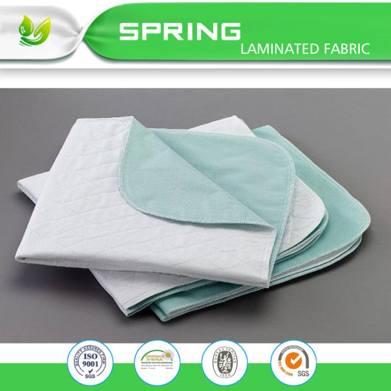 Waterproof and Reusable Bamboo Quilt Baby Changing Pad, Machine Washable Baby Changing Mat