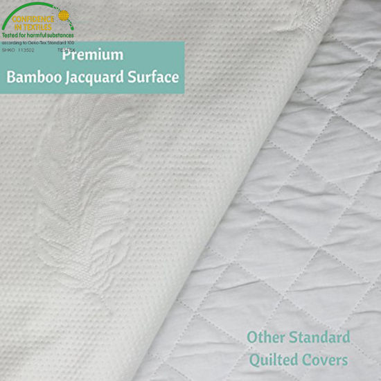 White Terry Quilted Safety Padded Breathable Ultra Absorbent Fitted Sheet Style Baby Crib Mattress Cover