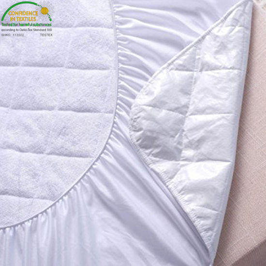 Chinese Suppliers Dust Mite Bacteria Resistant Hypoallergenic Fitted Deep Pocket Waterproof Bed Pad, Crib Mattress Cover