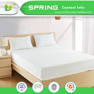 Anti Bed Bug TPU Film Cotton Terry Waterproof Mattress Cover Mattress Protector