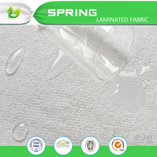 White Waterproof Mattress Protector for Queen Size Bed