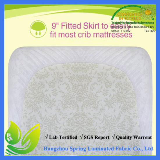 Quilted Portable Size Crib Mattress Pads Waterproof