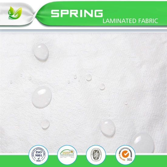 China Supplier Waterproof Milky Cotton Laminated Fabric
