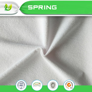 160GSM Cotton Terry Cloth Waterproof Fabric for Mattress Protector